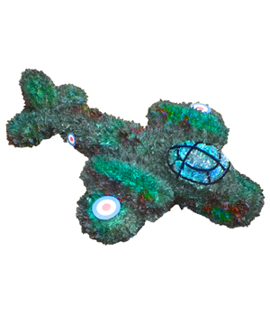 Camouflaged aeroplane