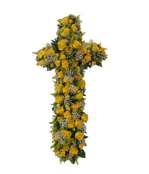 Yellow Rose Cross