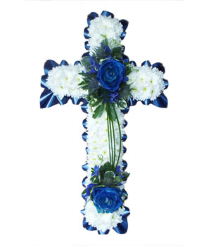 Blue & White Cross